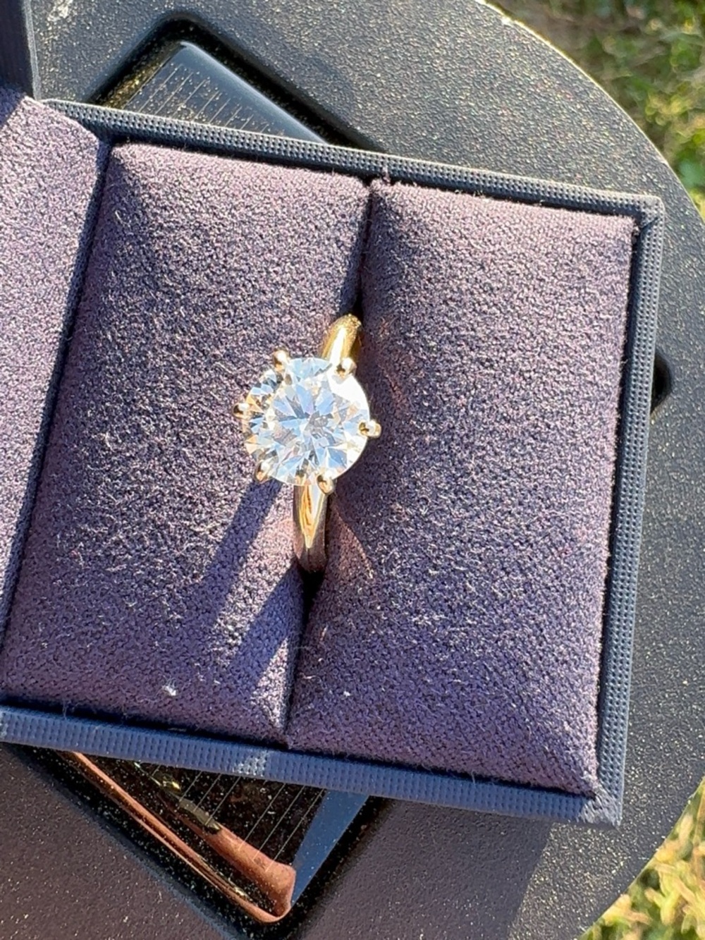 2.02ct Round Brilliant Diamond G VS2 14k Gold Solitaire Cert Engagement Ring Sz7